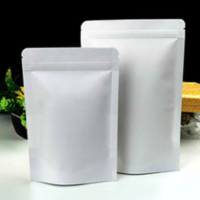 Pure Aluminium Zipper Standing Pouch